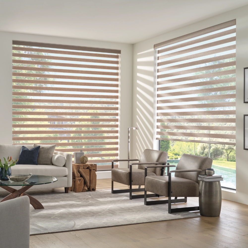 Designer Banded Shades image.