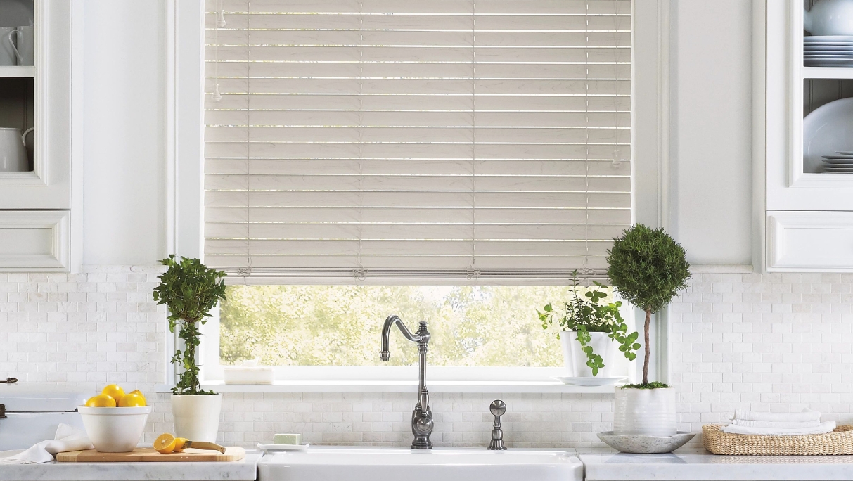 Everwood® Faux Wood Blinds image.