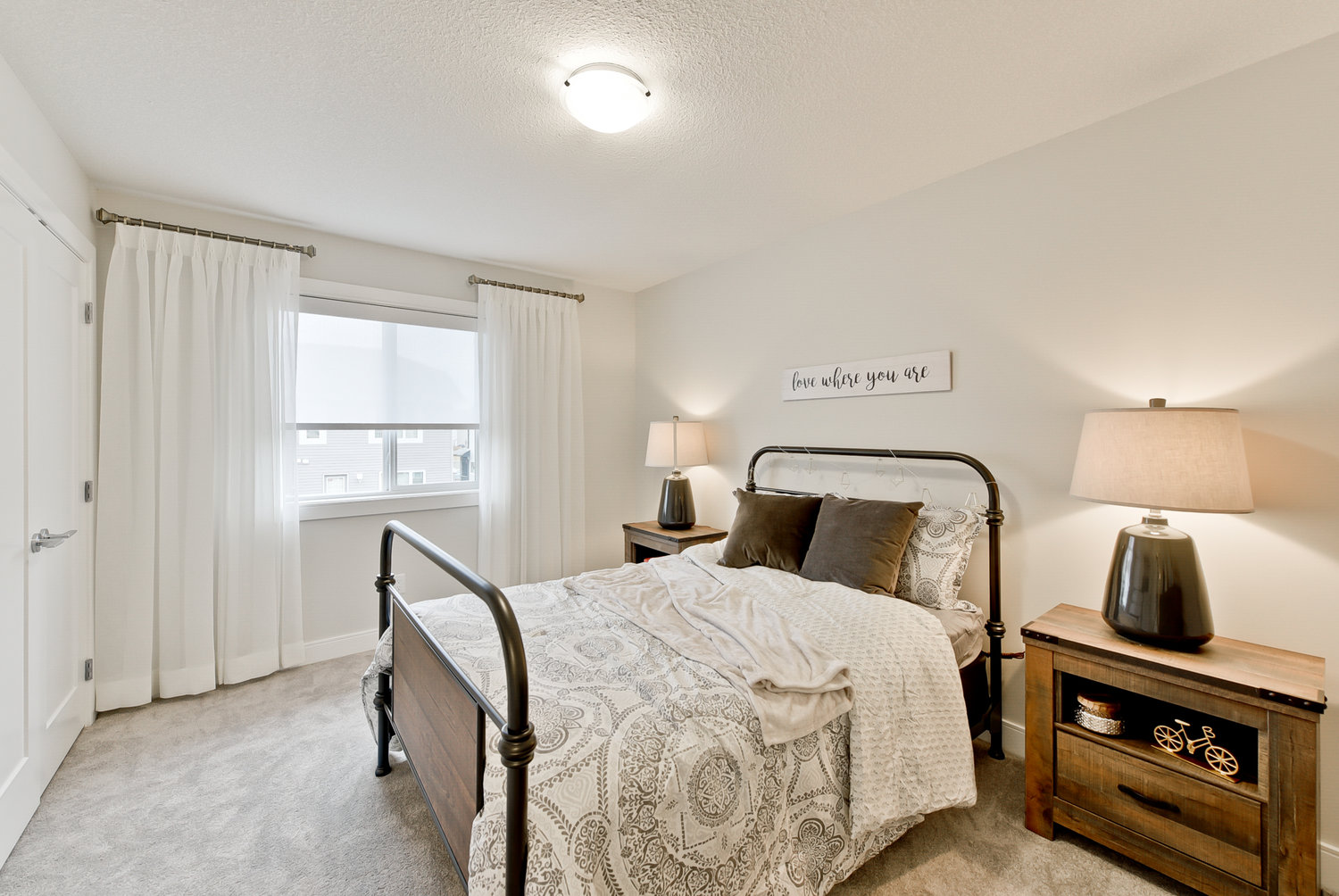 Cardiff ‘B’ Showhome interior design and staging bedroom