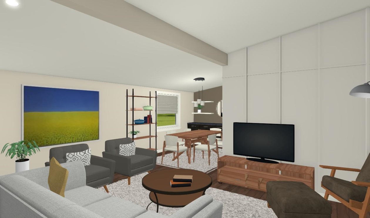 living room 3D